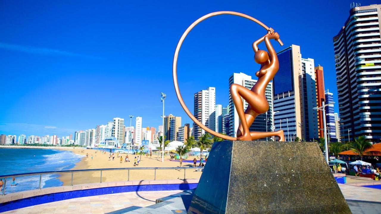 Apto 2Q Atlantic Ocean Beira Mar Fortaleza  Bagian luar foto